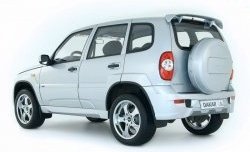 4 199 р. Комплект накладок на двери Dakar Лада 2123 (Нива Шевроле) 1 рестайлинг (2009-2020) (Неокрашенные)  с доставкой в г. Вологда. Увеличить фотографию 2