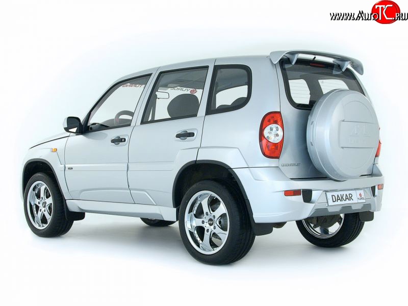 1 999 р. Пороги накладки Dakar Chevrolet Niva 2123 дорестайлинг (2002-2008) (Неокрашенные)  с доставкой в г. Вологда