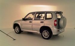 1 999 р. Пороги накладки Dakar Chevrolet Niva 2123 дорестайлинг (2002-2008) (Неокрашенные)  с доставкой в г. Вологда. Увеличить фотографию 2