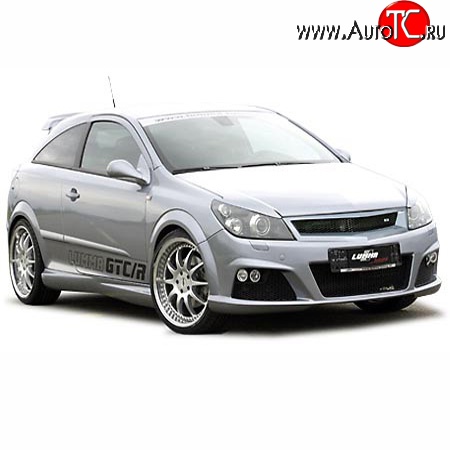 2 499 р. Решётка радиатора Lumma 2 Opel Astra H GTC хэтчбек 3 дв. дорестайлинг (2004-2006) (Неокрашенная)  с доставкой в г. Вологда