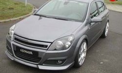 5 999 р. Решётка радиатора Luxemaul Opel Astra H хэтчбек 5дв дорестайлинг (2004-2007) (Неокрашенная)  с доставкой в г. Вологда. Увеличить фотографию 2
