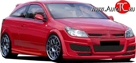 3 649 р. Решётка радиатора Sport (дорестайлинг) Opel Astra H хэтчбек 5дв рестайлинг (2007-2015)  с доставкой в г. Вологда