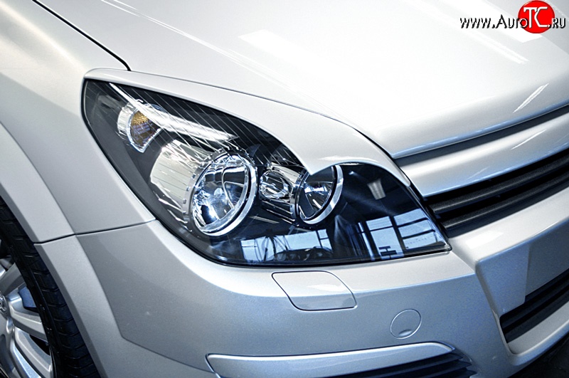969 р. Реснички Elegance Opel Astra H хэтчбек 5дв дорестайлинг (2004-2007) (Неокрашенные)  с доставкой в г. Вологда