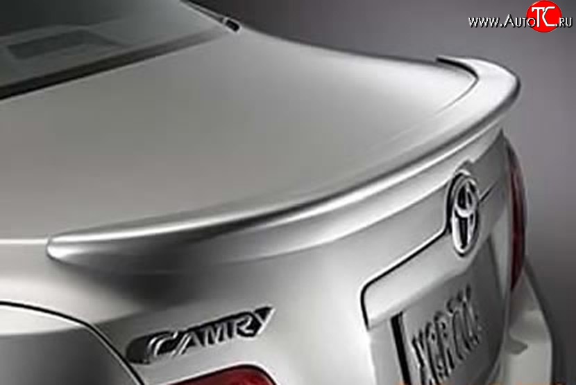 4 749 р. Лип спойлер SARONA Toyota Camry XV40 рестайлинг (2009-2011) (Неокрашенный)  с доставкой в г. Вологда