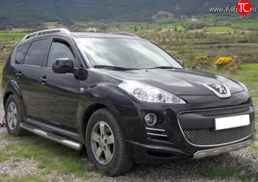 10 599 р. Накладка переднего бампера Irmscher Sport Pack Peugeot 4007 (2007-2012) (Неокрашенная)  с доставкой в г. Вологда