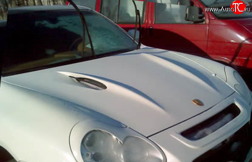21 699 р. Пластиковый капот Techart Magnum I Porsche Cayenne 955 (2002-2006) (Неокрашенный)  с доставкой в г. Вологда