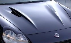 21 699 р. Пластиковый капот Techart Magnum I Porsche Cayenne 955 (2002-2006) (Неокрашенный)  с доставкой в г. Вологда. Увеличить фотографию 2