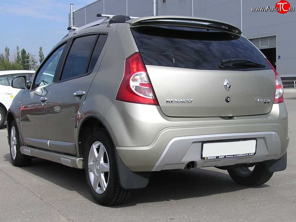 9 799 р. Задний бампер Kart RS Renault Sandero (BS) (2009-2014) (Неокрашенный)  с доставкой в г. Вологда