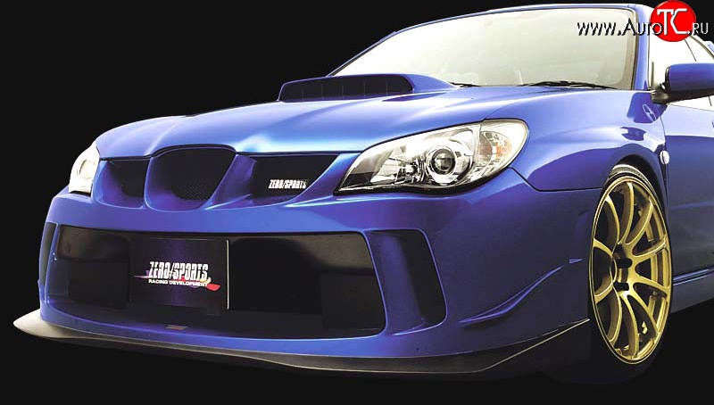 19 949 р. Передний бампер Zero Sport Subaru Impreza GE седан (2007-2012) (Неокрашенный)  с доставкой в г. Вологда