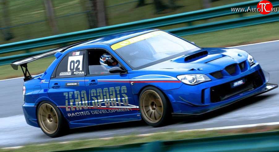 11 399 р. Пороги накладки Zero Sport Subaru Impreza GE седан (2007-2012) (Неокрашенные)  с доставкой в г. Вологда
