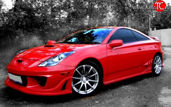 8 999 р. Передний бампер Dark Weber Toyota Celica T230 (1999-2006)  с доставкой в г. Вологда