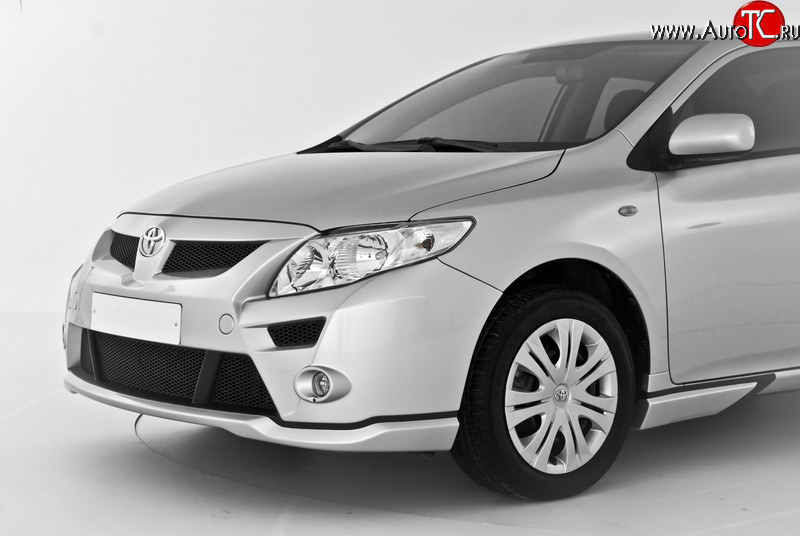 5 199 р. Передний бампер RS Toyota Corolla E150 седан дорестайлинг (2006-2010) (Неокрашенный)  с доставкой в г. Вологда
