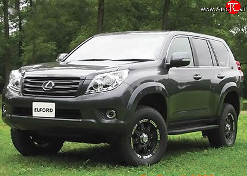 23 049 р. Арки крыльев ELFORD Toyota Land Cruiser Prado J150 дорестайлинг (2009-2013) (Неокрашенные)  с доставкой в г. Вологда