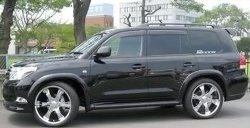 30 699 р. Задний бампер ELFORD Toyota Land Cruiser 200 дорестайлинг (2007-2012) (Неокрашенный)  с доставкой в г. Вологда. Увеличить фотографию 2