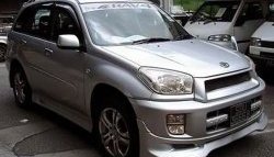8 949 р. Накладка переднего бампера Sport Toyota RAV4 CA20 3 дв. дорестайлинг (2000-2003) (Неокрашенная)  с доставкой в г. Вологда. Увеличить фотографию 2