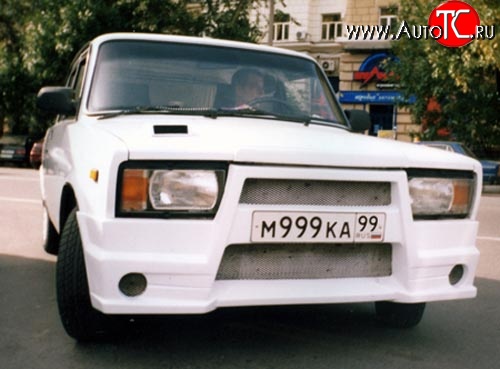 4 199 р. Передний бампер Т34 Лада 2106 (1975-2005) (Неокрашенный)  с доставкой в г. Вологда