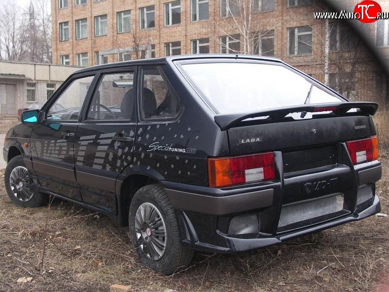 4 199 р. Задний бампер T1 Лада 2114 (2001-2014) (Неокрашенный)  с доставкой в г. Вологда