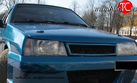 5 299 р. Лёгкий пластиковый капот Bad Boy VMV Лада 2108 (1984-2003) (Небольшие наплывы фар, Неокрашенный)  с доставкой в г. Вологда