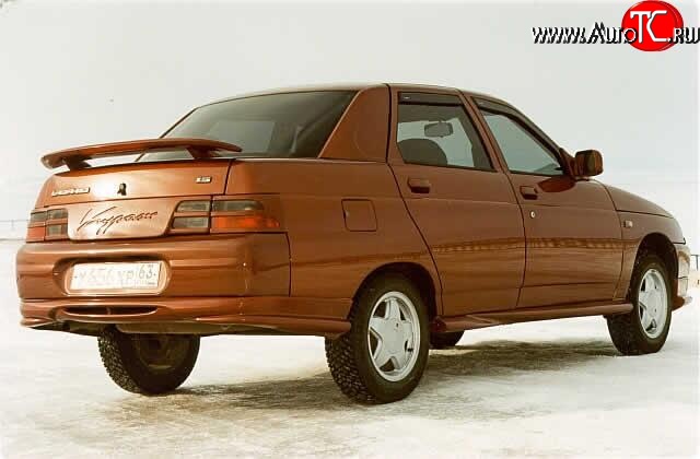 489 р. Комплект накладок заднего ромбового стекла Кураж Лада 2110 седан (1995-2007) (Неокрашенные)  с доставкой в г. Вологда