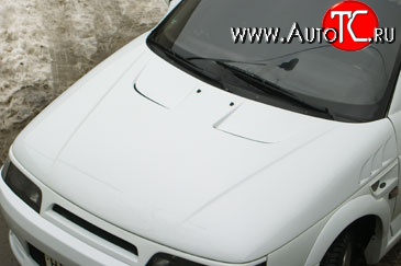 9 399 р. Пластиковый капот WRC Лада 2111 универсал (1998-2009) (Неокрашенный)  с доставкой в г. Вологда