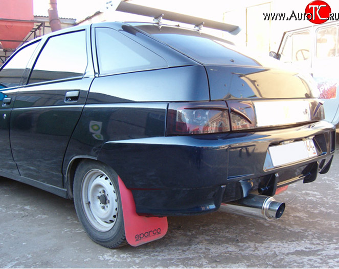 3 399 р. Задний бампер M-VRS V1 Лада 2112 хэтчбек (1999-2008) (Неокрашенный)  с доставкой в г. Вологда
