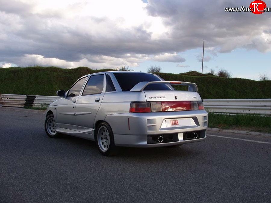 9 799 р. Задний бампер Titan Racing Лада 2110 седан (1995-2007) (Неокрашенный)  с доставкой в г. Вологда