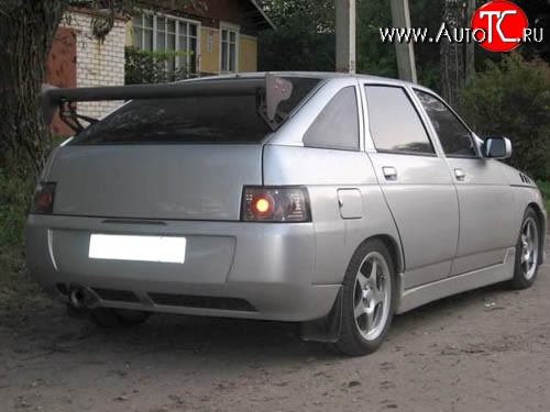 5 049 р. Задний бампер WRC Lite Лада 2112 хэтчбек (1999-2008) (Неокрашенный)  с доставкой в г. Вологда