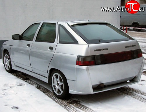 6 799 р. Задний бампер X1 Lite Лада 2112 хэтчбек (1999-2008) (Неокрашенный)  с доставкой в г. Вологда
