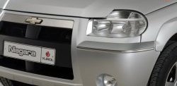 1 149 р. Обтекатель капота Ниагара 3 Chevrolet Niva 2123 дорестайлинг (2002-2008) (Неокрашенный)  с доставкой в г. Вологда. Увеличить фотографию 3