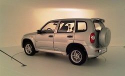 4 999 р. Задний бампер Dakar Лада 2123 (Нива Шевроле) дорестайлинг (2002-2008) (Неокрашенный)  с доставкой в г. Вологда. Увеличить фотографию 3