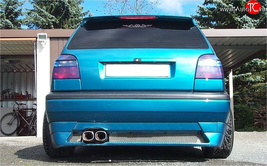 2 449 р. Козырёк Well на заднее лобовое стекло Volkswagen Golf 3 (1991-1998)  с доставкой в г. Вологда