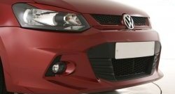 7 249 р. Передний бампер Sport Volkswagen Polo 5 седан дорестайлинг (2009-2015) (Неокрашенный)  с доставкой в г. Вологда. Увеличить фотографию 3
