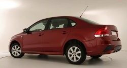7 249 р. Задний бампер Sport Volkswagen Polo 5 седан дорестайлинг (2009-2015) (Неокрашенный)  с доставкой в г. Вологда. Увеличить фотографию 3