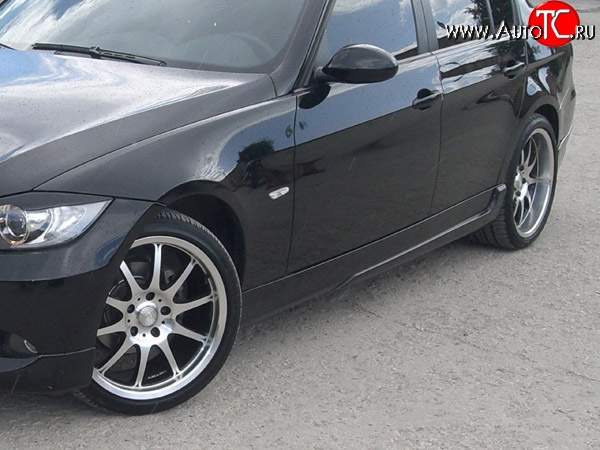 5 099 р. Пороги накладки AC Shnitzer  BMW 3 серия ( E90,  E91) (2004-2012) седан дорестайлинг, седан рестайлинг, универсал рестайлинг (Неокрашенные)  с доставкой в г. Вологда