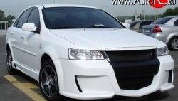 9 799 р. Передний бампер Rieger Chevrolet Lacetti седан (2002-2013) (Неокрашенный)  с доставкой в г. Вологда. Увеличить фотографию 2