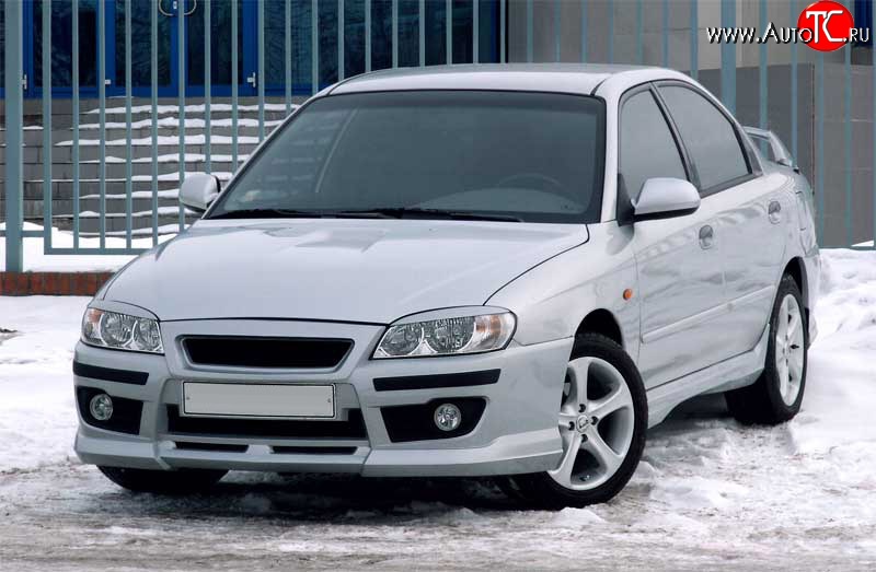 699 р. Реснички Rieger  KIA Spectra (2000-2009) (Неокрашенные)  с доставкой в г. Вологда