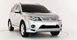 679 р. Радиаторная решётка Sport Mitsubishi Outlander XL (CW)  дорестайлинг (2005-2009) (Неокрашенная)  с доставкой в г. Вологда. Увеличить фотографию 3