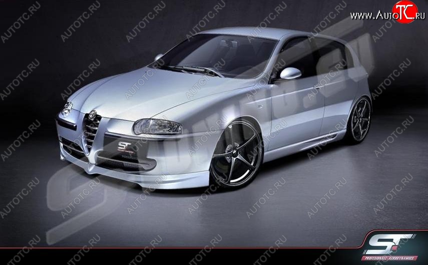 13 299 р. Накладка на передний бампер ST Alfa Romeo 145 930A дорестайлинг (1994-1999)  с доставкой в г. Вологда