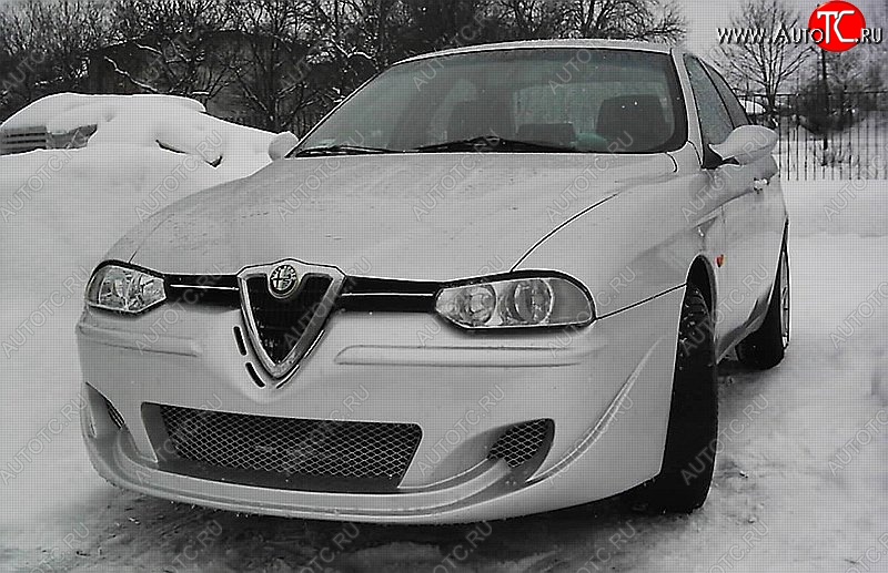 13 499 р. Передний бампер CT v2 Alfa Romeo 156 932 дорестайлинг, седан (1996-2002) (Неокрашенный)  с доставкой в г. Вологда