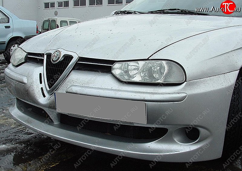8 499 р. Передний бампер CT v3 Alfa Romeo 156 932 дорестайлинг, седан (1996-2002) (Неокрашенный)  с доставкой в г. Вологда