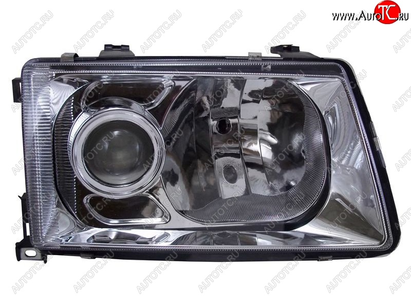 7 849 р. Правая передняя фара SAT (хрусталь/линза) Audi 100 C3 седан дорестайлинг (1982-1987)  с доставкой в г. Вологда