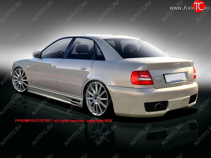 25 899 р. Задний бампер К1 Audi A4 B5 8D2 седан 2-ой рестайлинг (1999-2001)  с доставкой в г. Вологда