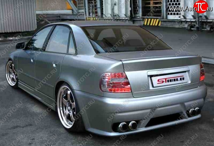 25 899 р. Задний бампер ST Audi A4 B5 8D2 седан 2-ой рестайлинг (1999-2001)  с доставкой в г. Вологда