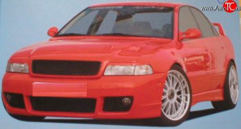 8 399 р. Передний бампер Rieger Audi A4 B5 8D5 универсал 2-ой рестайлинг (1999-2001)  с доставкой в г. Вологда. Увеличить фотографию 2