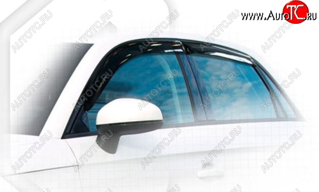 1 899 р. Дефлектора окон CA-Plastiс  Audi A1  8XA хэтчбэк 5 дв. (2010-2018) дорестайлинг, рестайлинг (Classic полупрозрачный, Без хром.молдинга)  с доставкой в г. Вологда