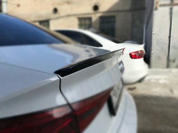3 399 р. Лип спойлер АВТОКРАТ Audi A3 8VS седан дорестайлинг (2012-2016) (Неокрашенный)  с доставкой в г. Вологда. Увеличить фотографию 2