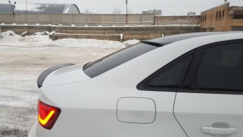 3 399 р. Лип спойлер АВТОКРАТ Audi A3 8VS седан дорестайлинг (2012-2016) (Неокрашенный)  с доставкой в г. Вологда. Увеличить фотографию 6