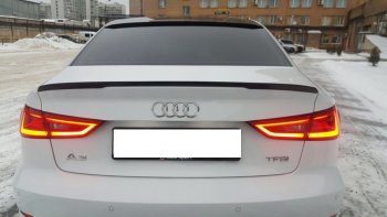 3 399 р. Лип спойлер АВТОКРАТ Audi A3 8VS седан дорестайлинг (2012-2016) (Неокрашенный)  с доставкой в г. Вологда. Увеличить фотографию 7