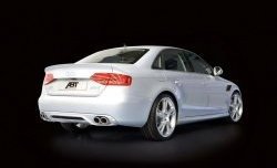 19 899 р. Накладка на задний бампер ABT Audi A4 B8 дорестайлинг, седан (2007-2011)  с доставкой в г. Вологда. Увеличить фотографию 2