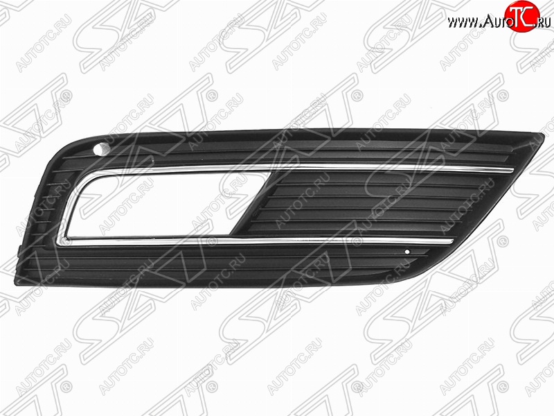 619 р. Правая рамка противотуманной фары SAT  Audi A4  B8 (2011-2015) рестайлинг, седан, рестайлинг, универсал (Неокрашенная)  с доставкой в г. Вологда